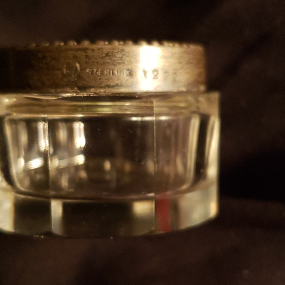 Dainty vintage stirling silver trinket...